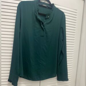 Green blouse